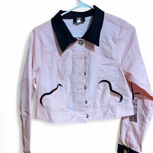 Unique Vintage Women's Pink Jacket